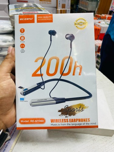 RE‑NY060 Wireless Neckband ২০০ ঘন্টা