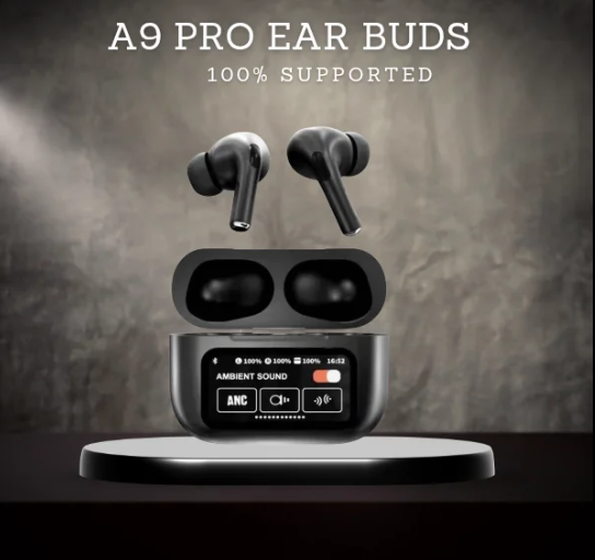 A9 Pro ANC Touch Screen Wireless Earbuds