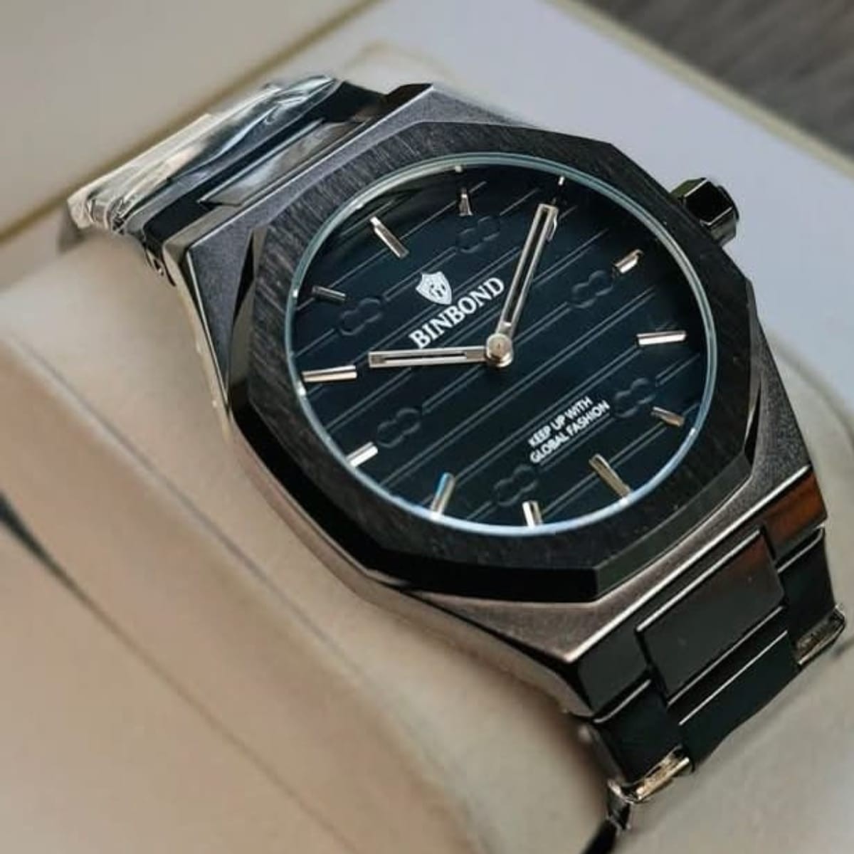 BINBOND New 818 Model Stainless Steel Quartz Fashion Watch For Men